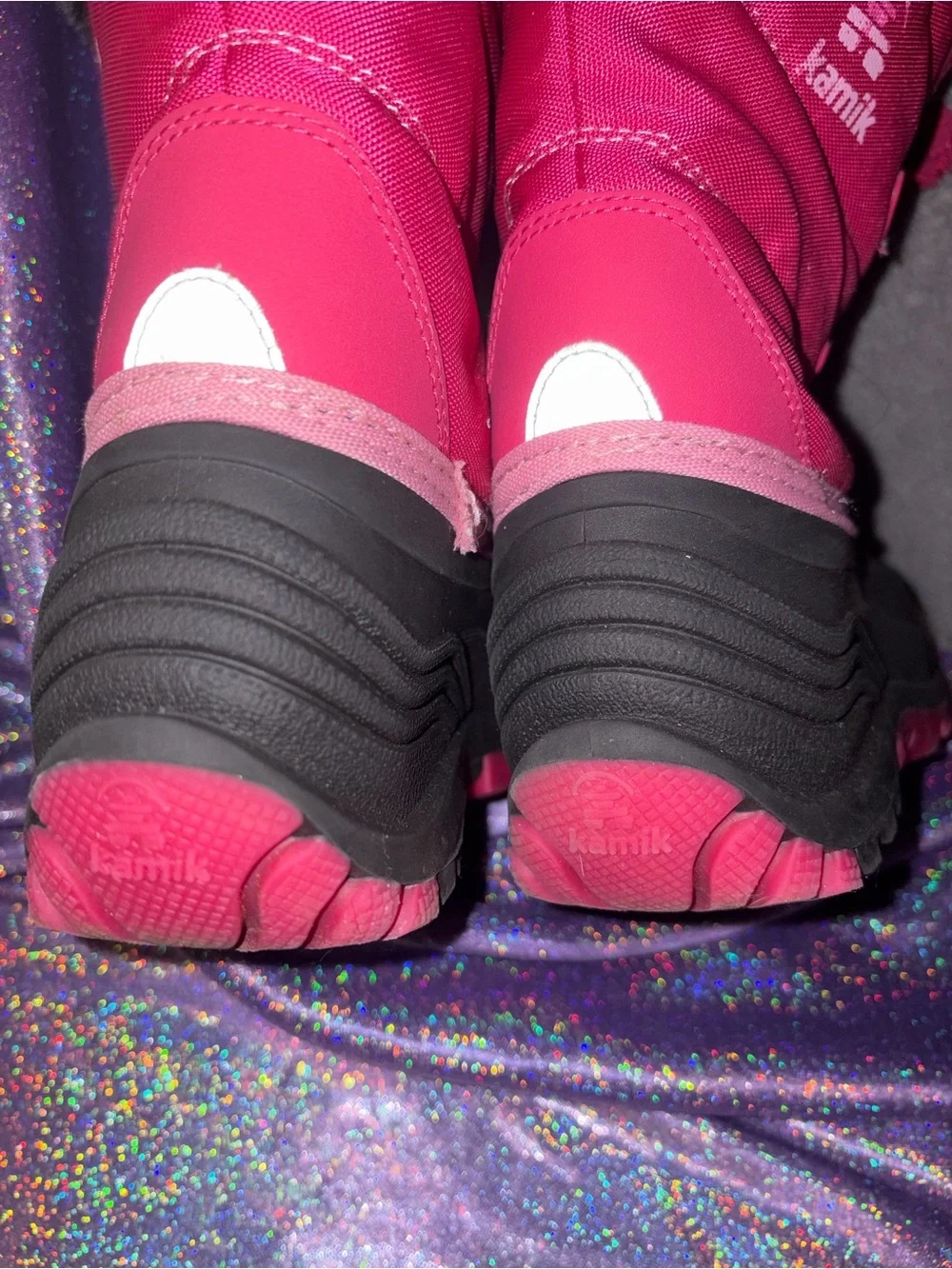 Big Kids Pink Kamik Snow Boots